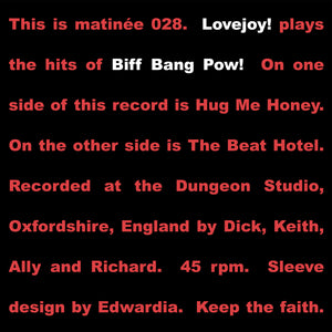 Lovejoy - Plays Biff Bang Pow!